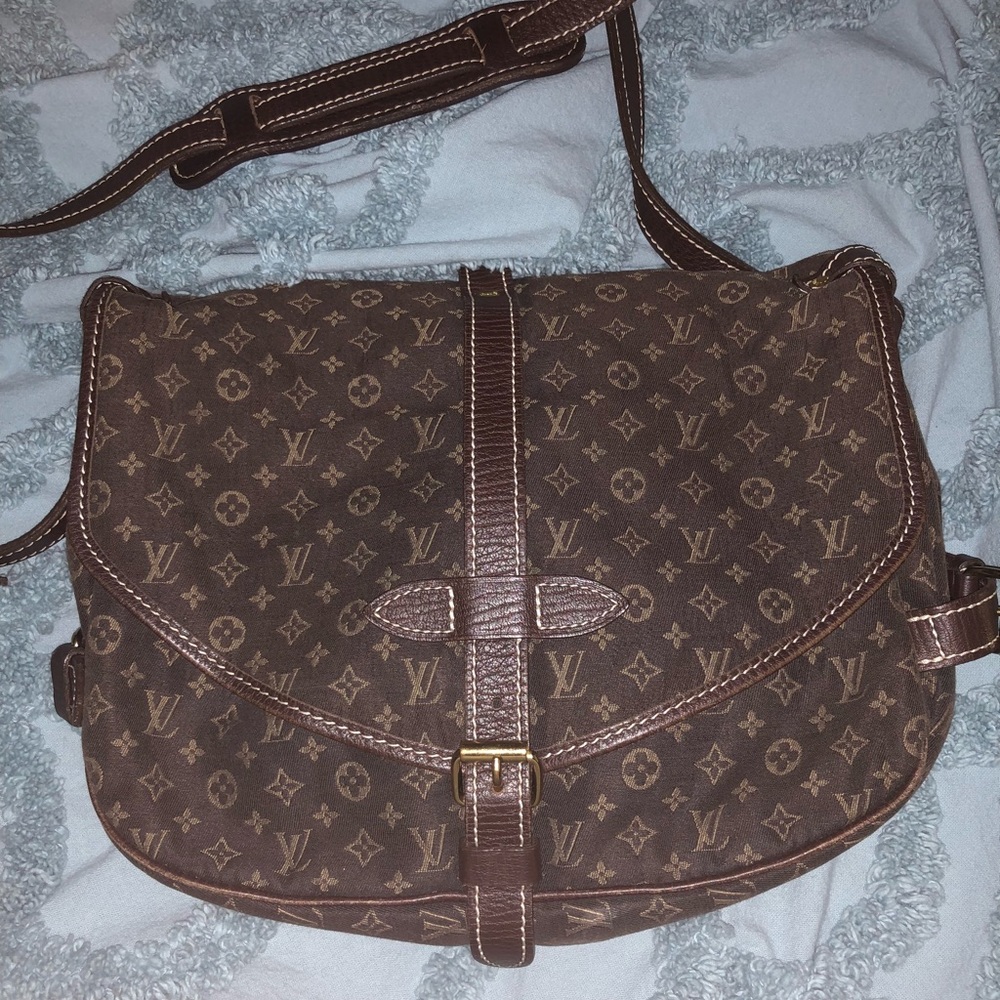 Louis Vuitton Brown Monogram Crossbody Bag